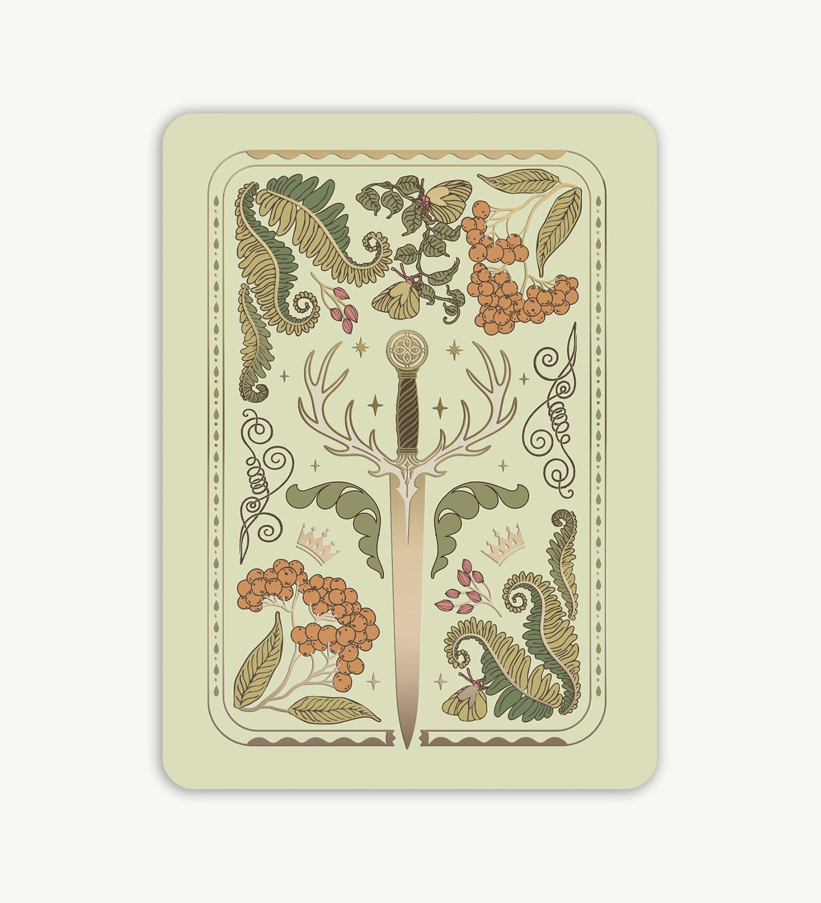 Fantasy Hirsch" E-Reader Inlay