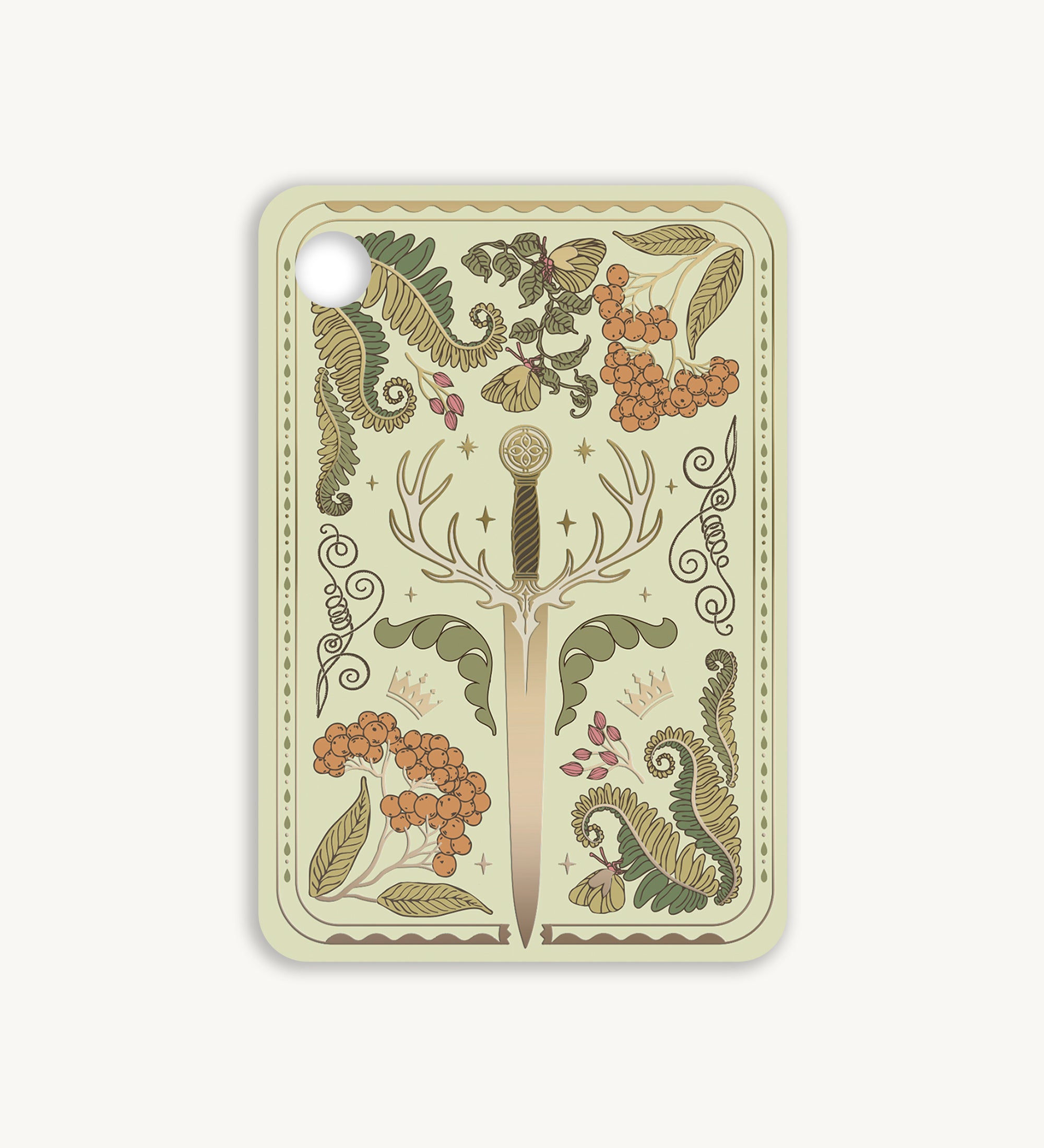 Fantasy Hirsch" E-Reader Inlay