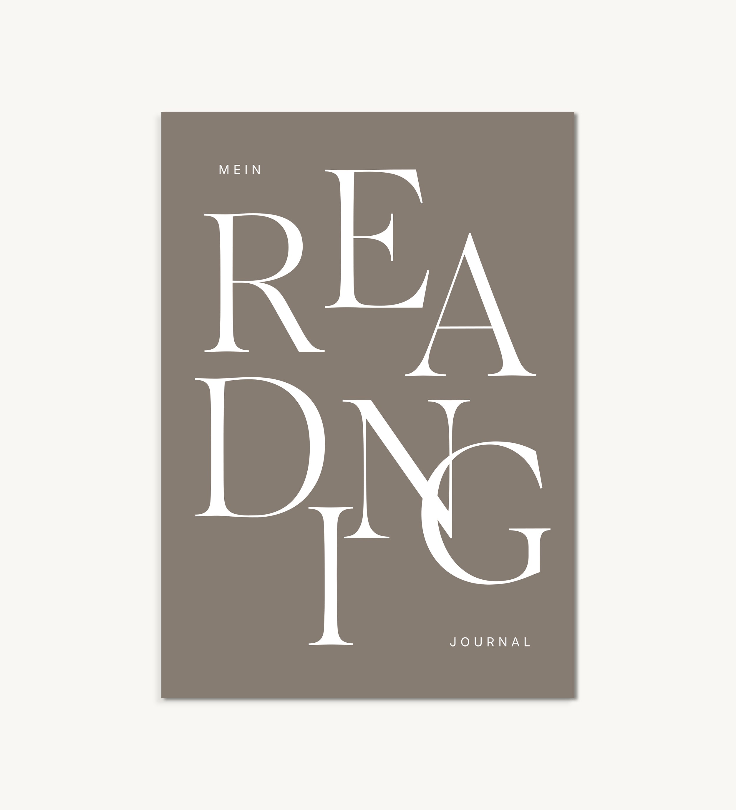 Titelblatt "Reading Journal" – Einlegeblatt