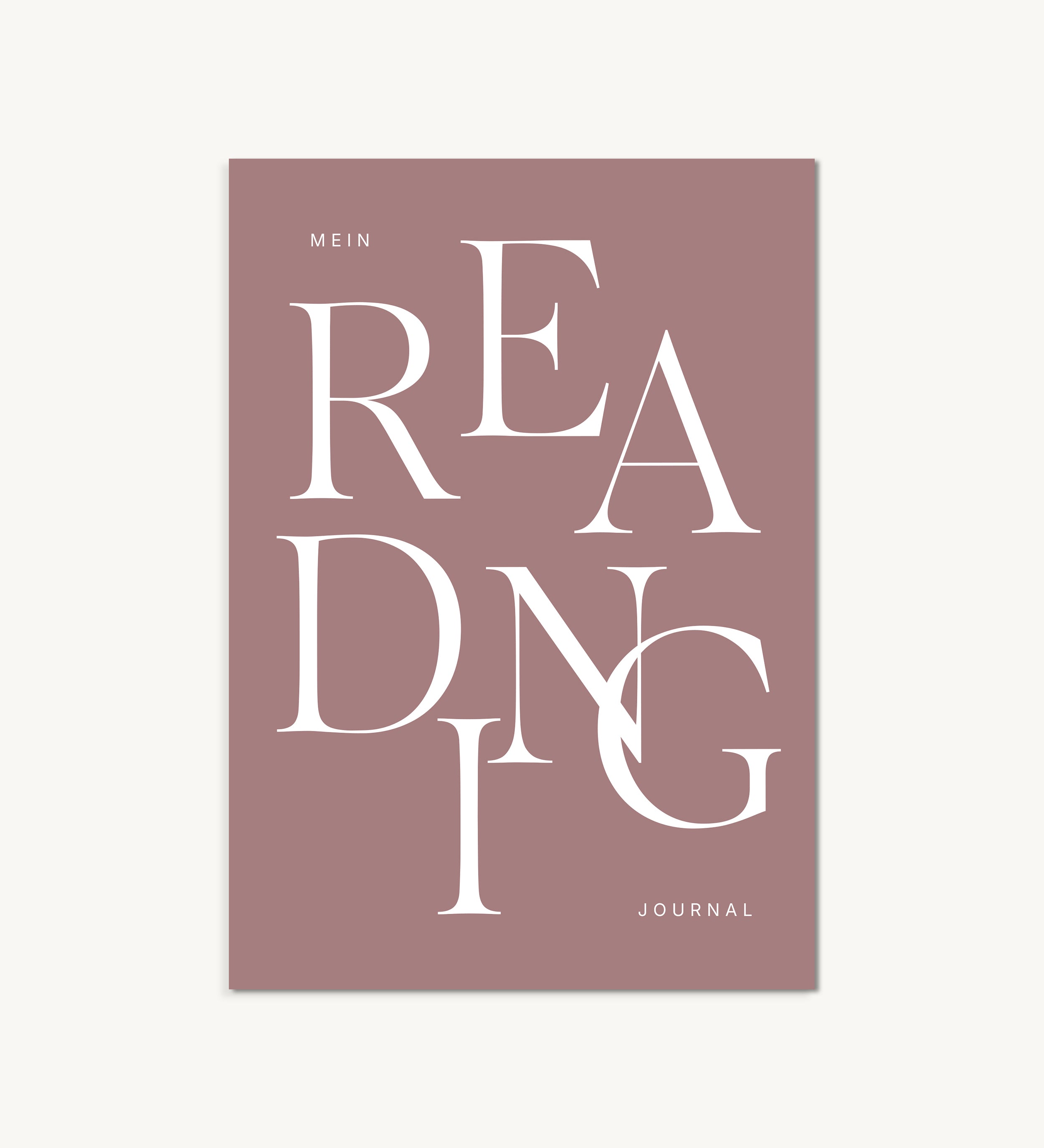 Titelblatt "Reading Journal" – Einlegeblatt