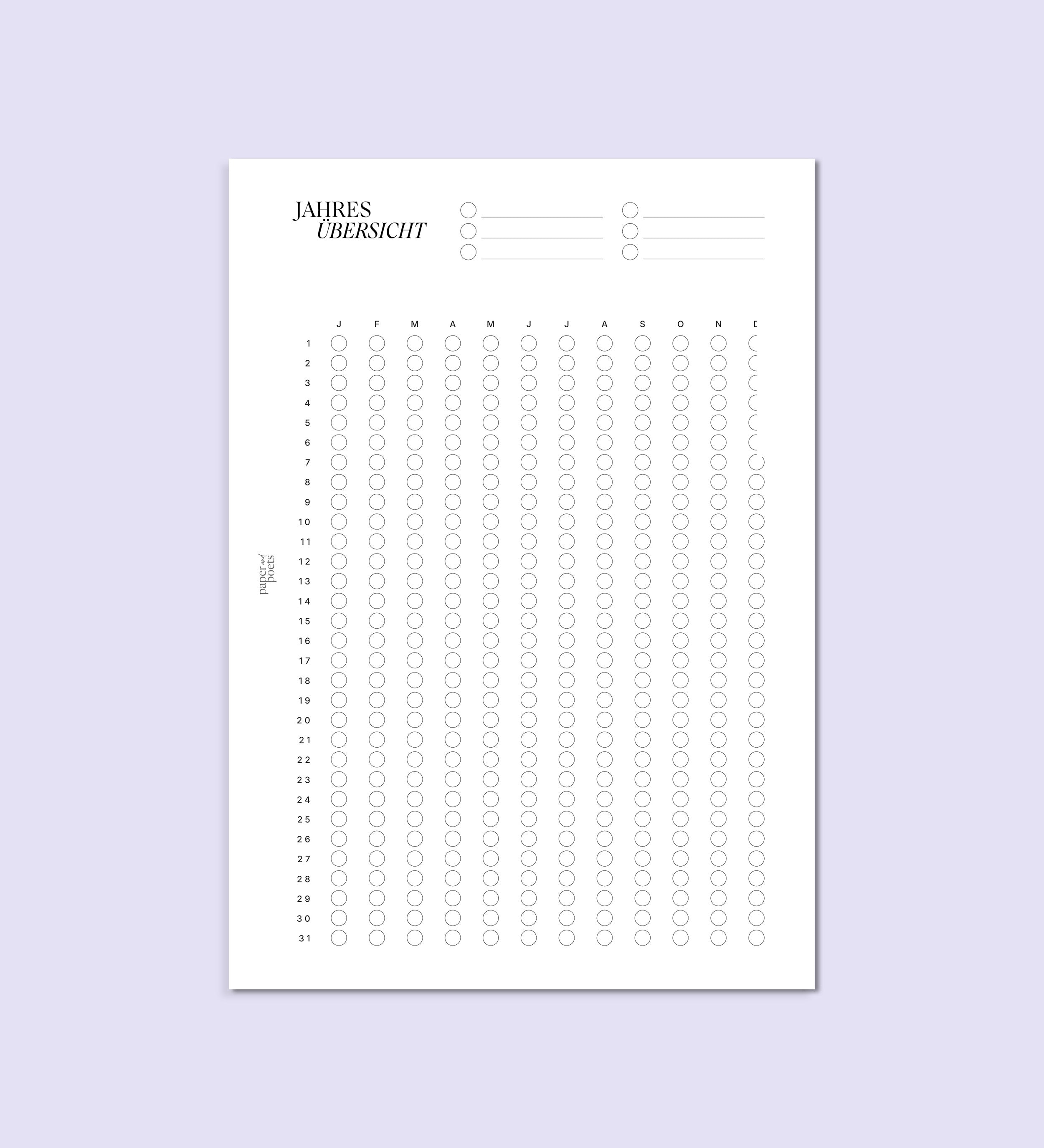 Annual Statistics – Insert "Built Your Own Bookjournal"