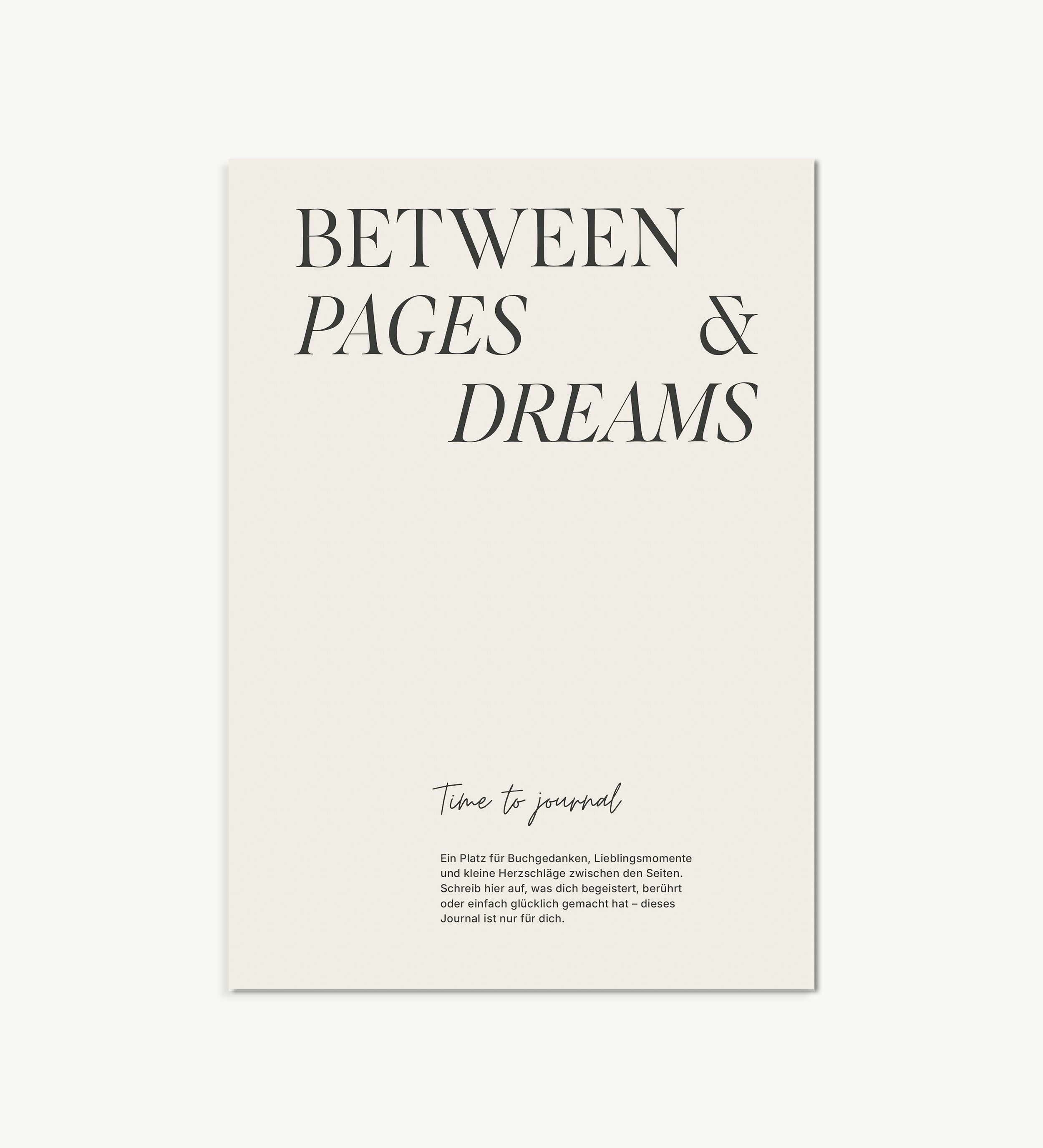 One-page review – "Built Your Own Bookjournal" insert