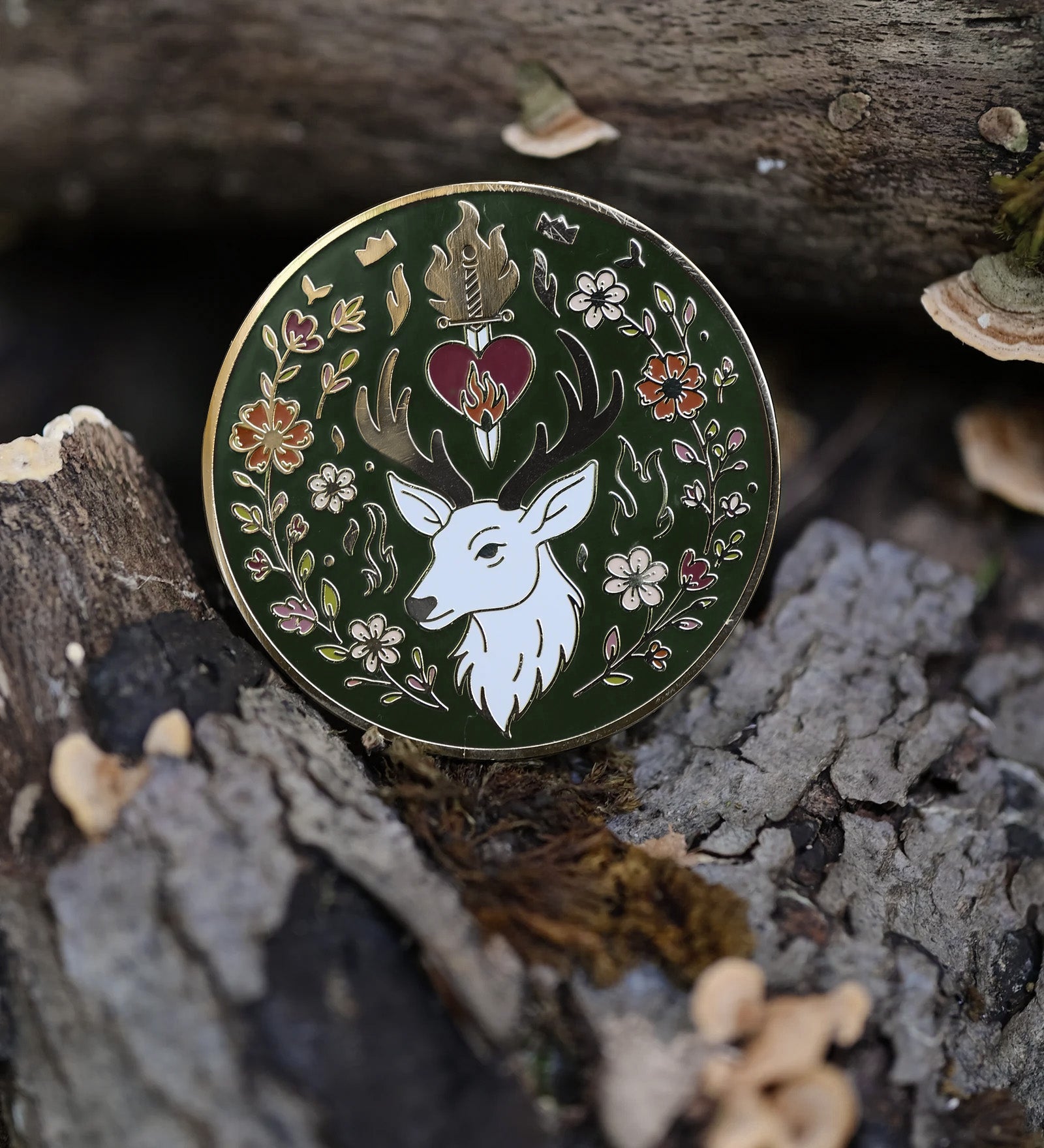 "Fantasy Hirsch – dunkel" E-Reader Halter