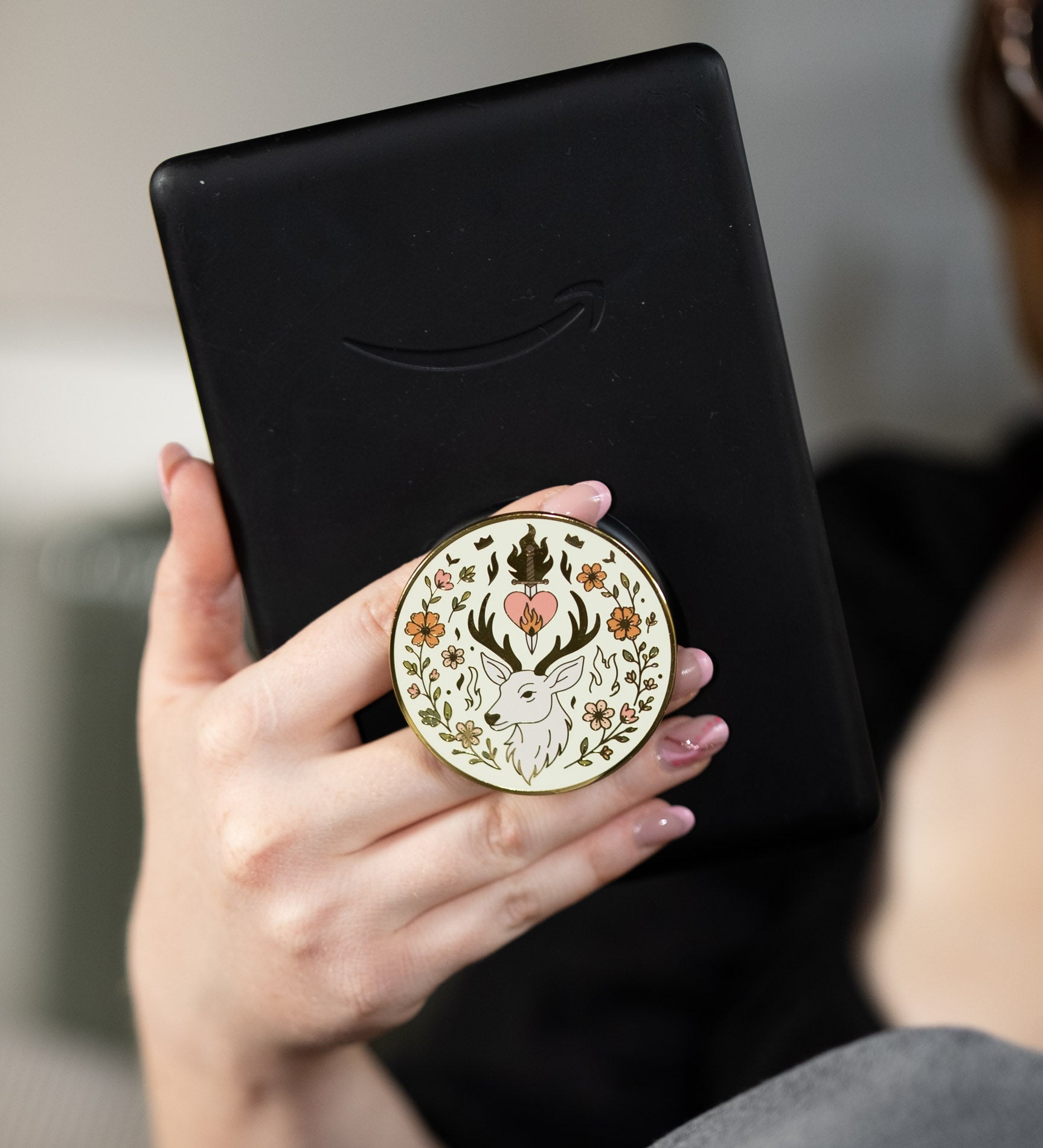 "Fantasy Stag – Spring Edition" Kindle Grip