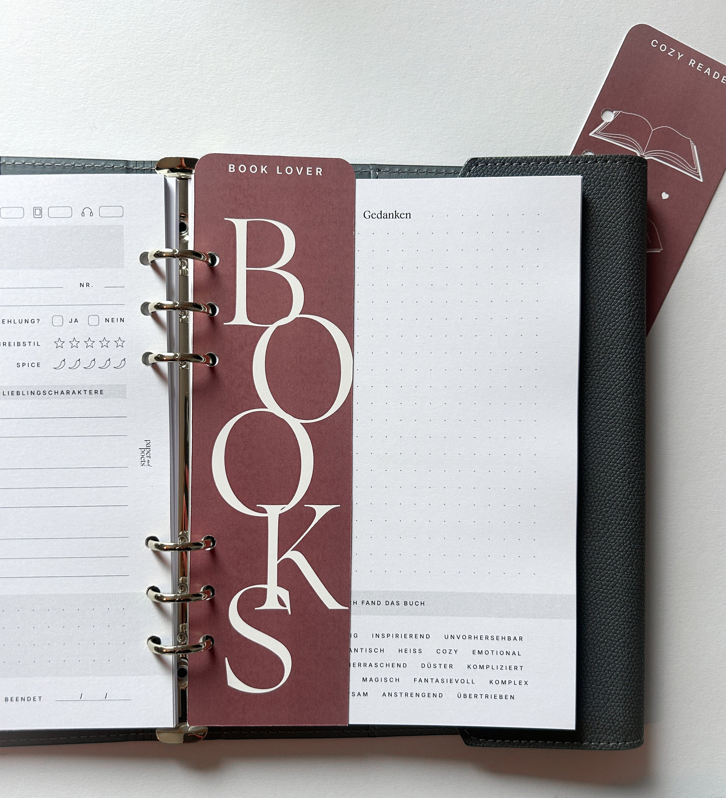 One-page review – "Built Your Own Bookjournal" insert