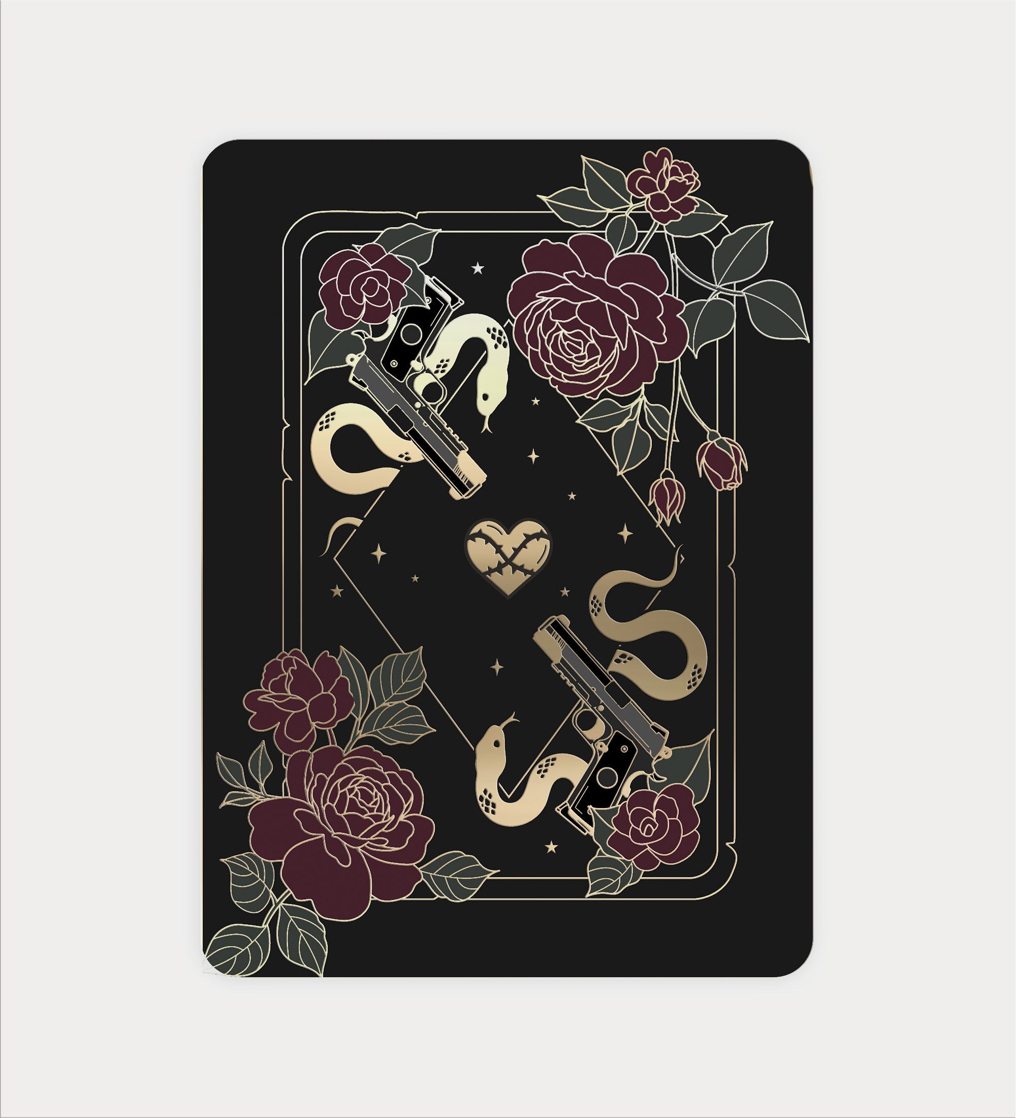 "Dark Romance" E-Reader Inlay