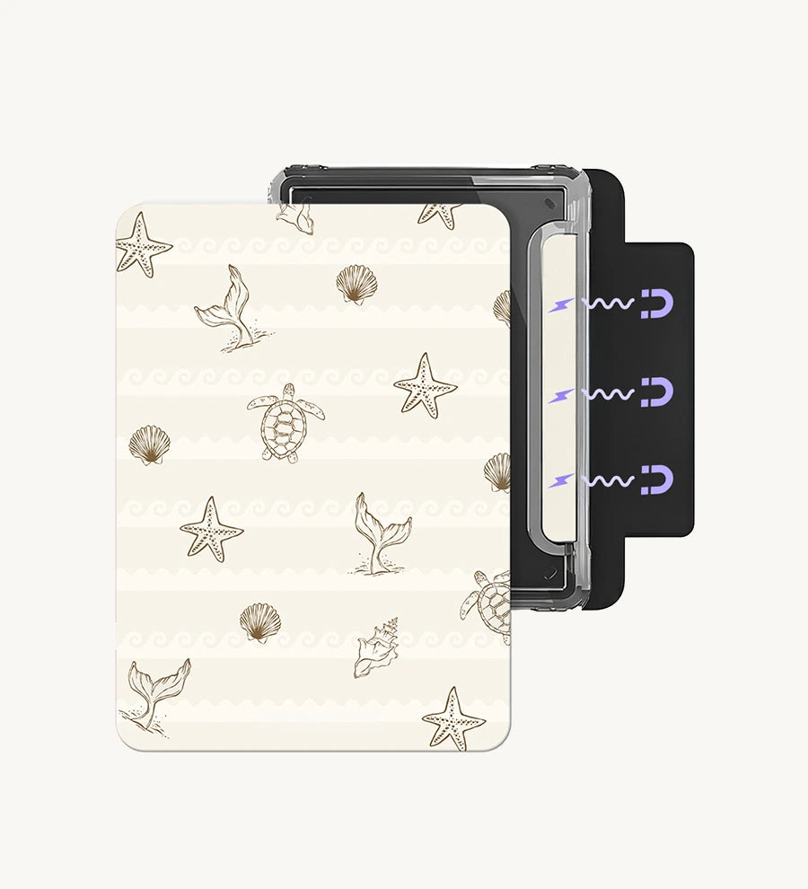 "Beachy" E-Reader FlexiCase Clear