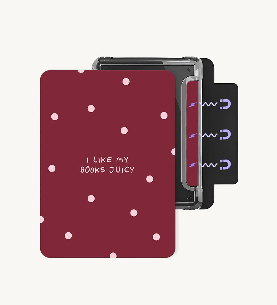 "Juicy Erdbeere" E-Reader FlexiCase Clear