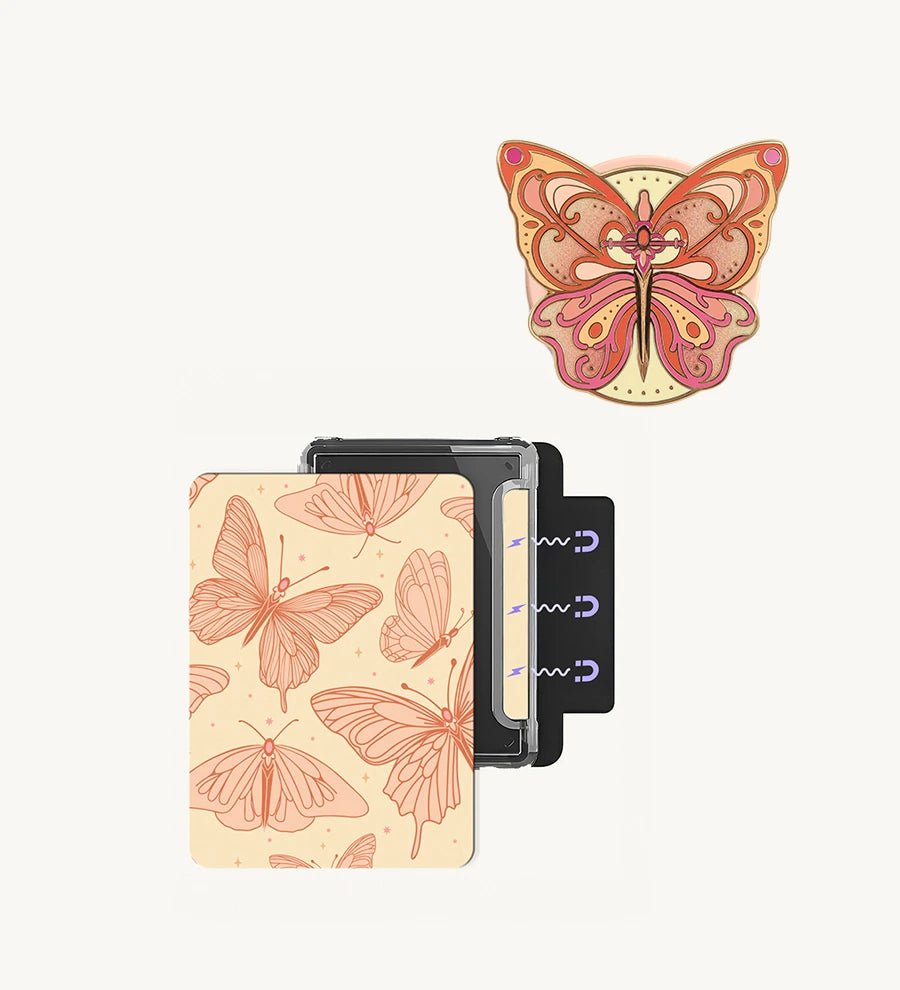 E-Reader Set "Butterfly Orange
