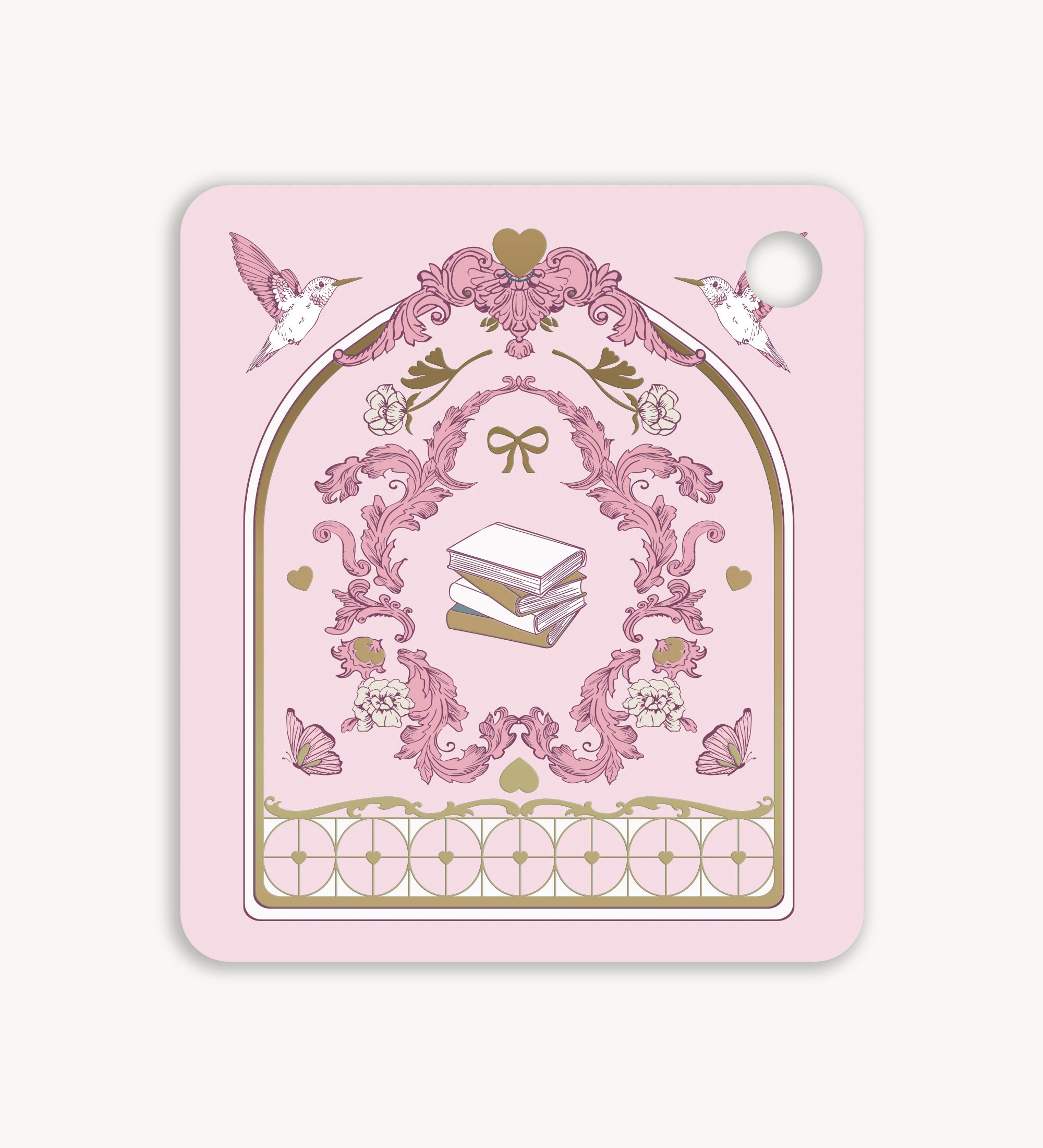 "Book Lover" eReader Inlay