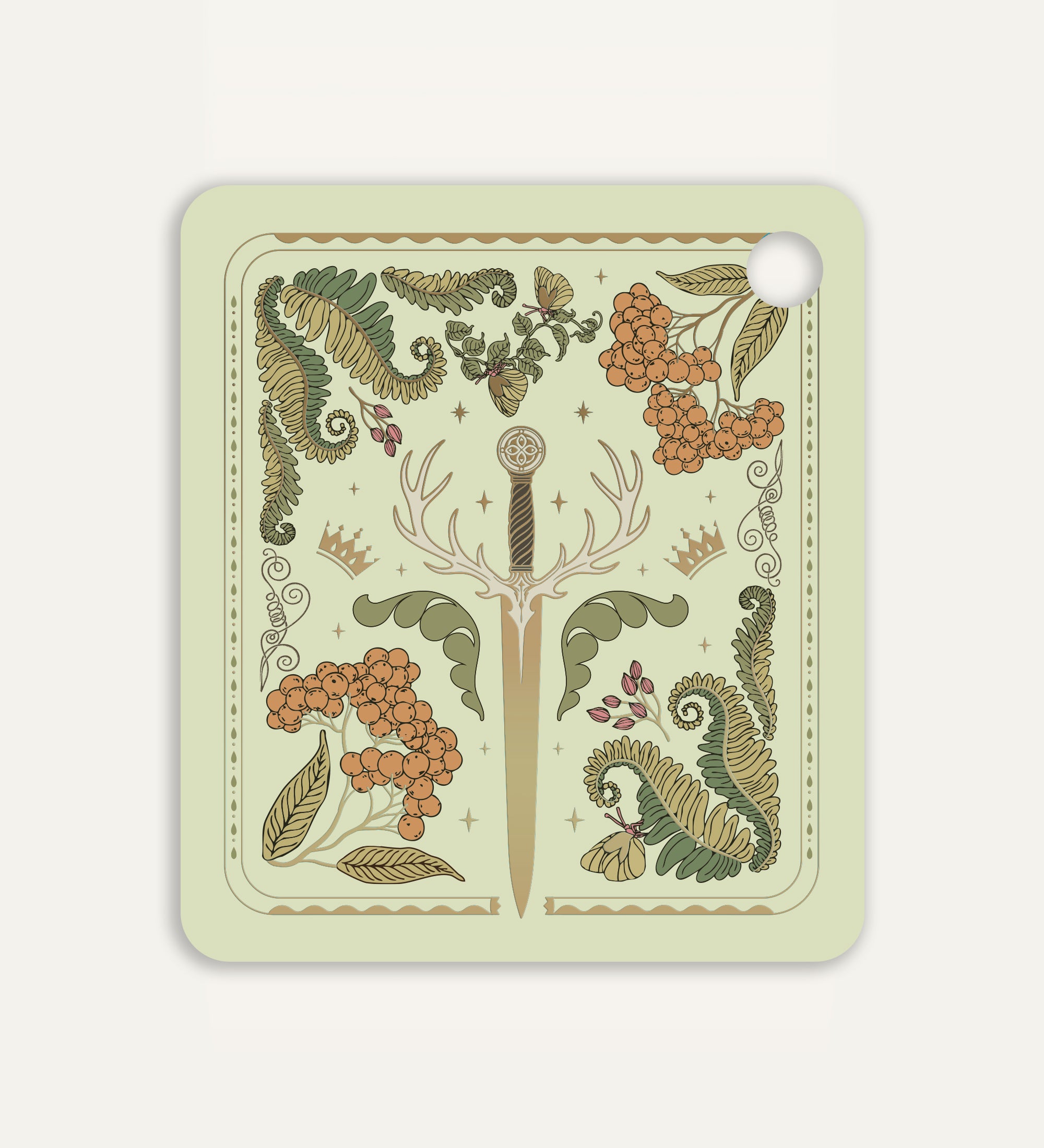 "Fantasy Stag" eReader Inlay 