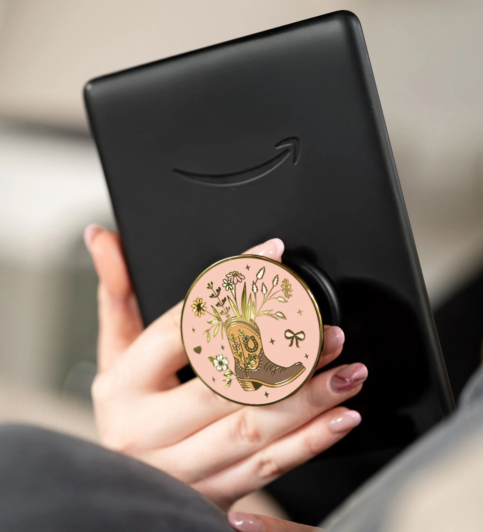 "Cowboy Boots" Kindle Grip