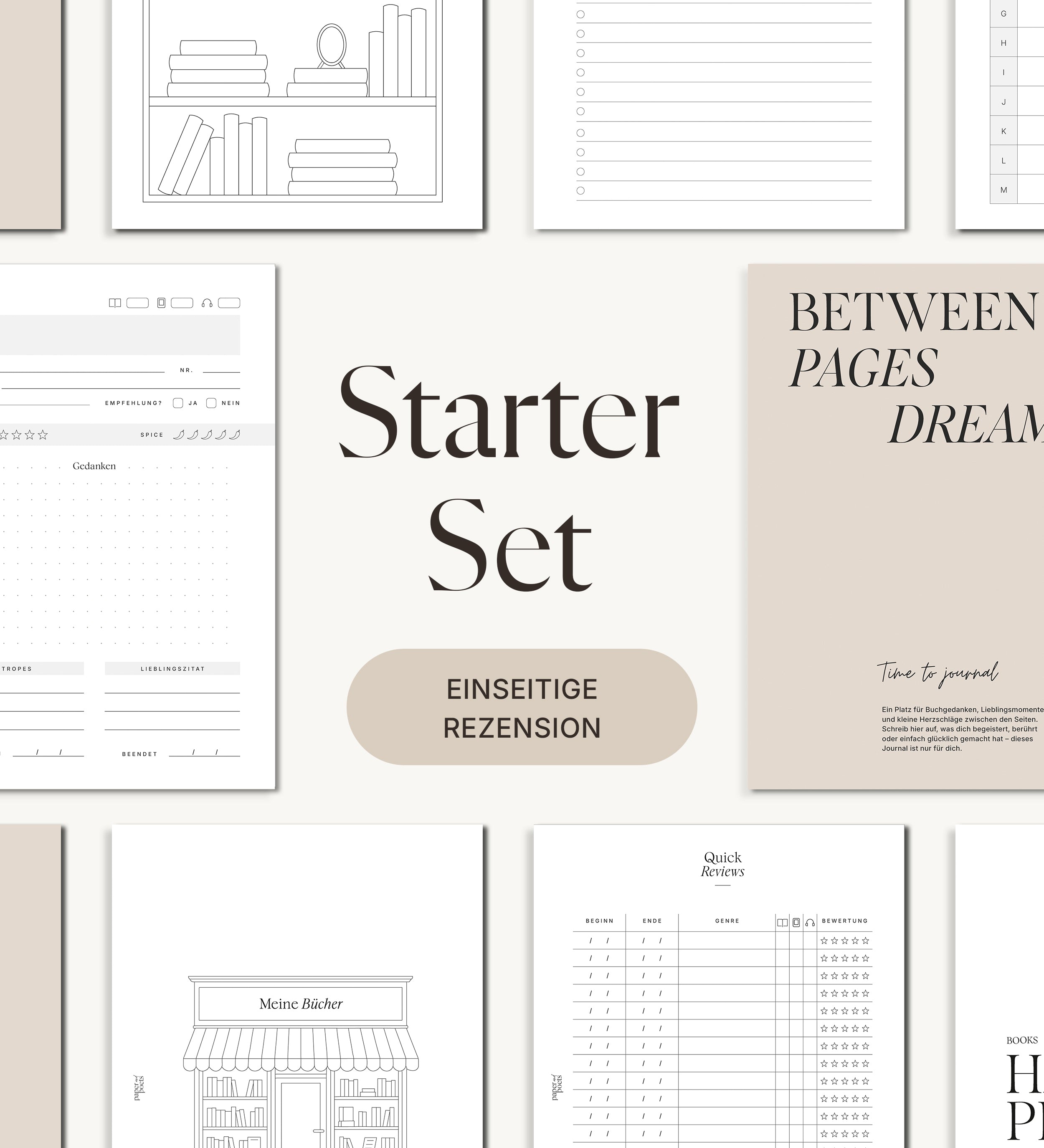 One-page review – "Built Your Own Bookjournal" insert