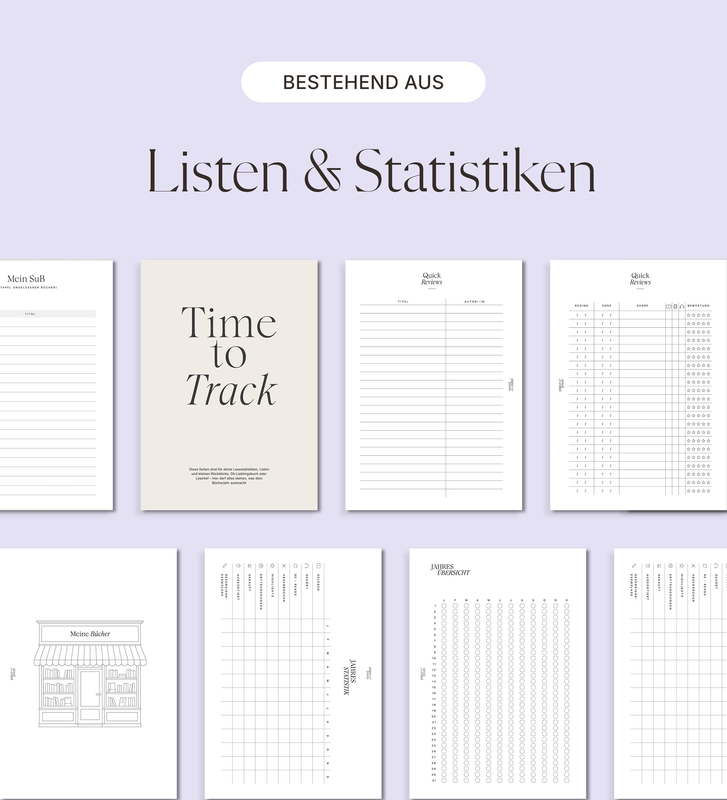 One-page review – "Built Your Own Bookjournal" insert